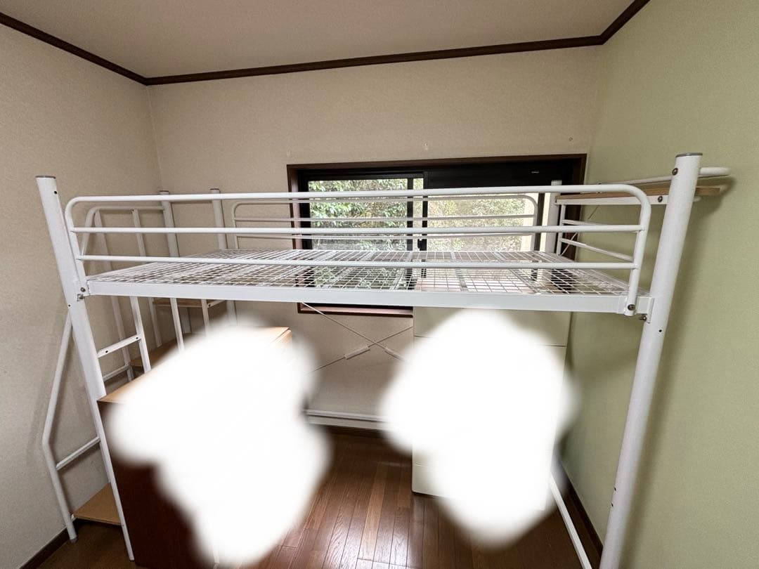 ロフトベッド　取りに来ていただける方限定⭐︎ ホワイト