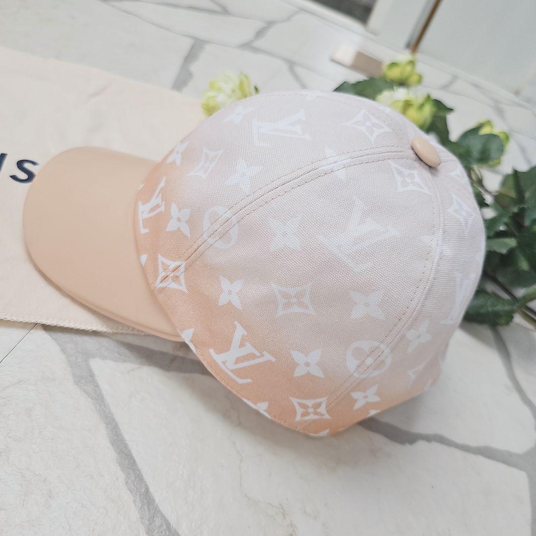 美品✨LOUIS VUITTON モノグラムキャップ　グラデーション　ピンク　M