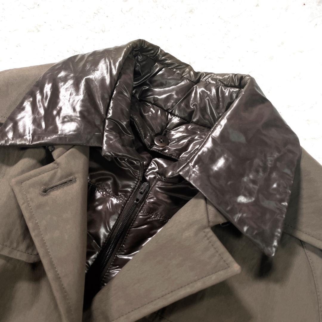 良品✨ HERNO ダウンライナー付 トレンチコート イタリア製 44 カーキ