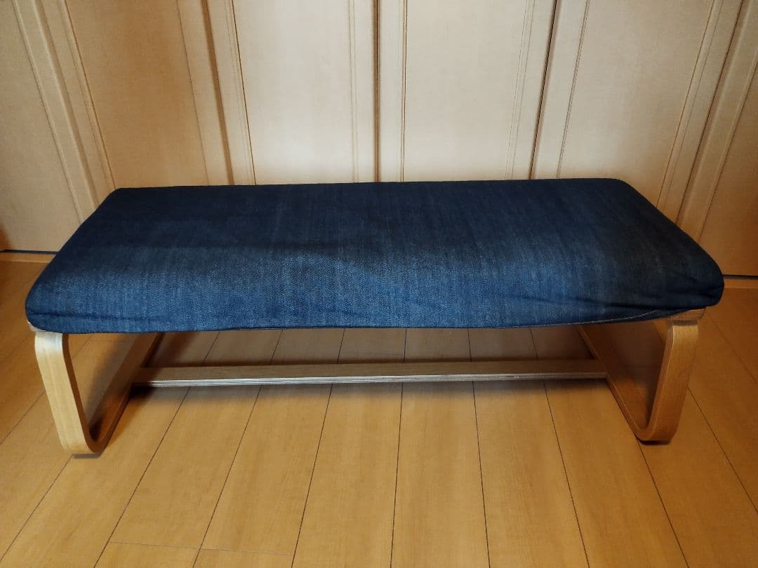 【直接引取】美品　無印良品　リビングでもダイニングでもつかえるテーブルベンチのみ