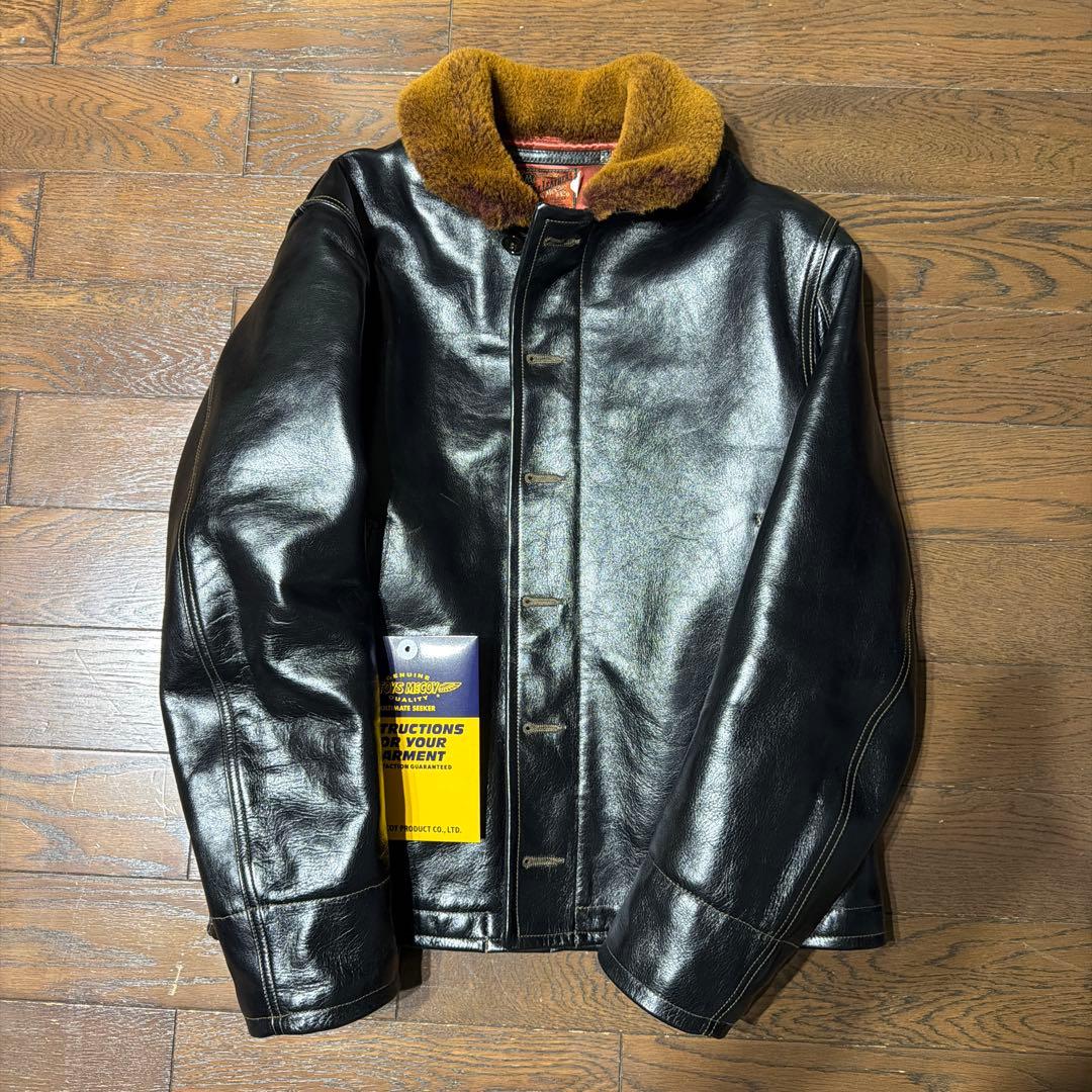 トイズマッコイN1デッキジャケット黒　サイズ４０　 極美品