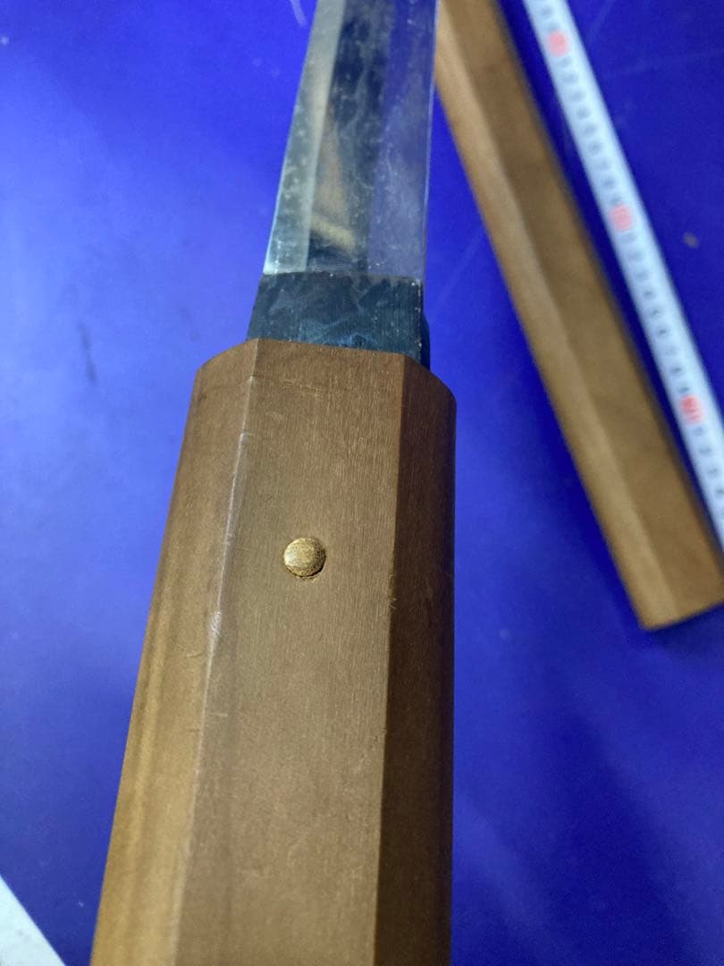 G）模造刀 白鞘 太刀 全長約103センチ 高級