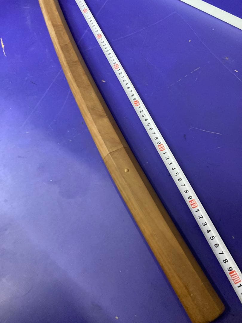 G）模造刀 白鞘 太刀 全長約103センチ 高級