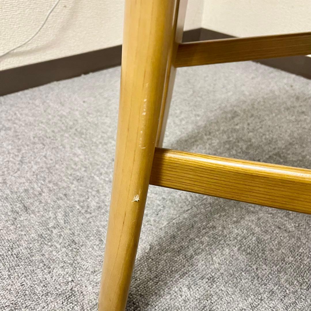 カリモク CD34モデル ダイニングチェア 合成皮革張 オーク材③ F