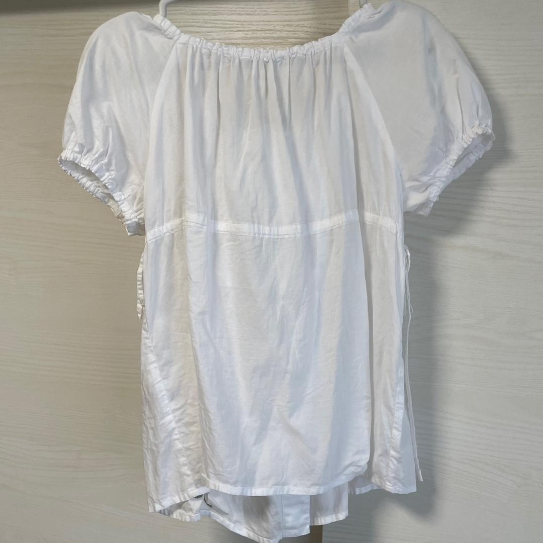 PINK HOUSE　ピンクハウス　ショートスリーブブラウス 四つ葉のクローバー