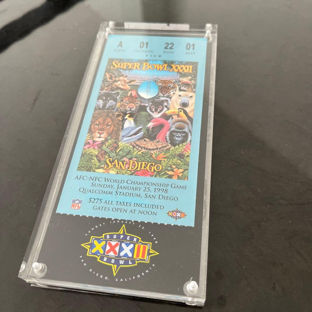 【レア&ビンテージ】第32回スーパーボウル　チケット半券