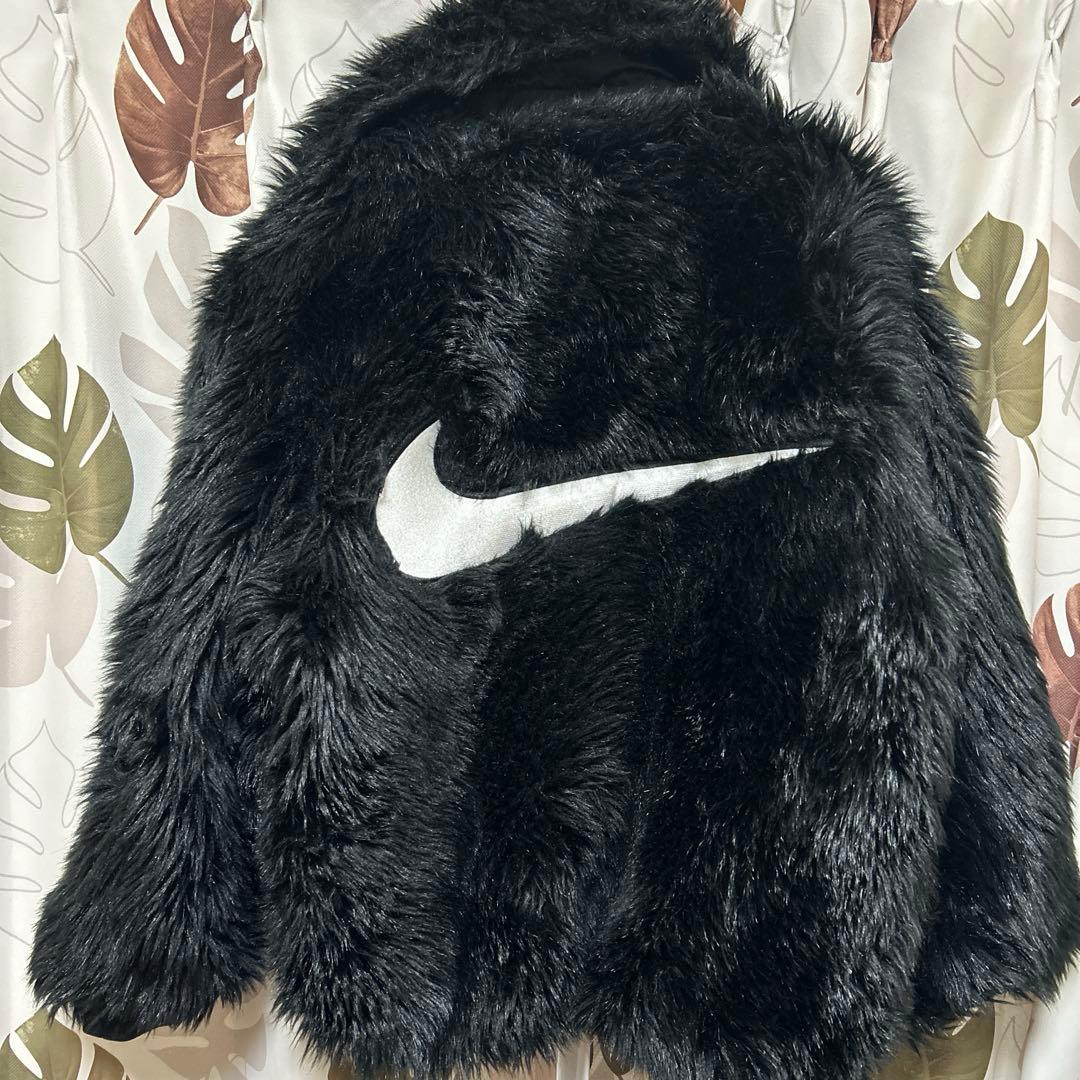 Nike　Ambush　ファー　ブルゾン　ブラック　コート　リバーシブル