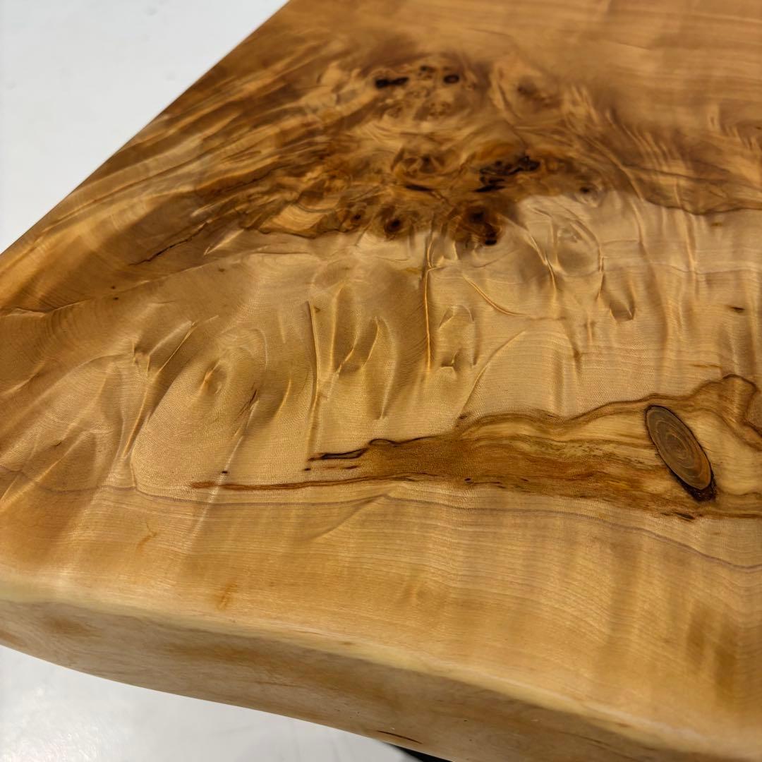 【12/7までの販売】一枚板　ローテーブル　アイアン　座卓