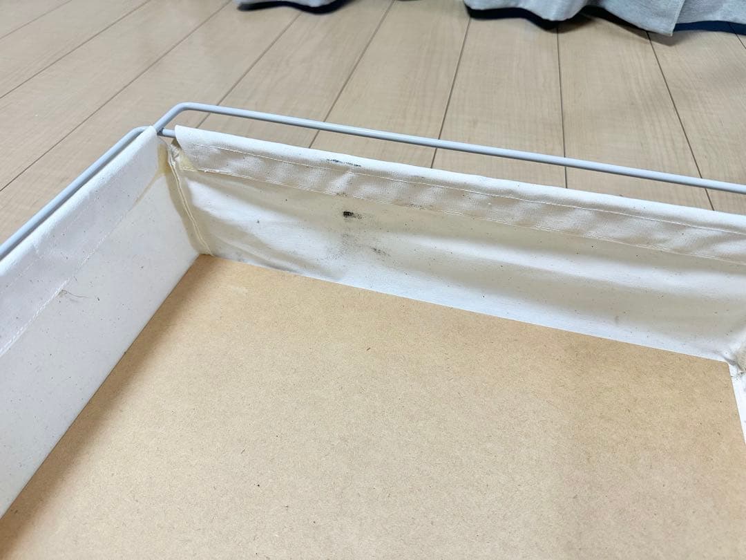 無印良品 スチールユニットシェルフ キャンバスバスケットセット ライトグレー