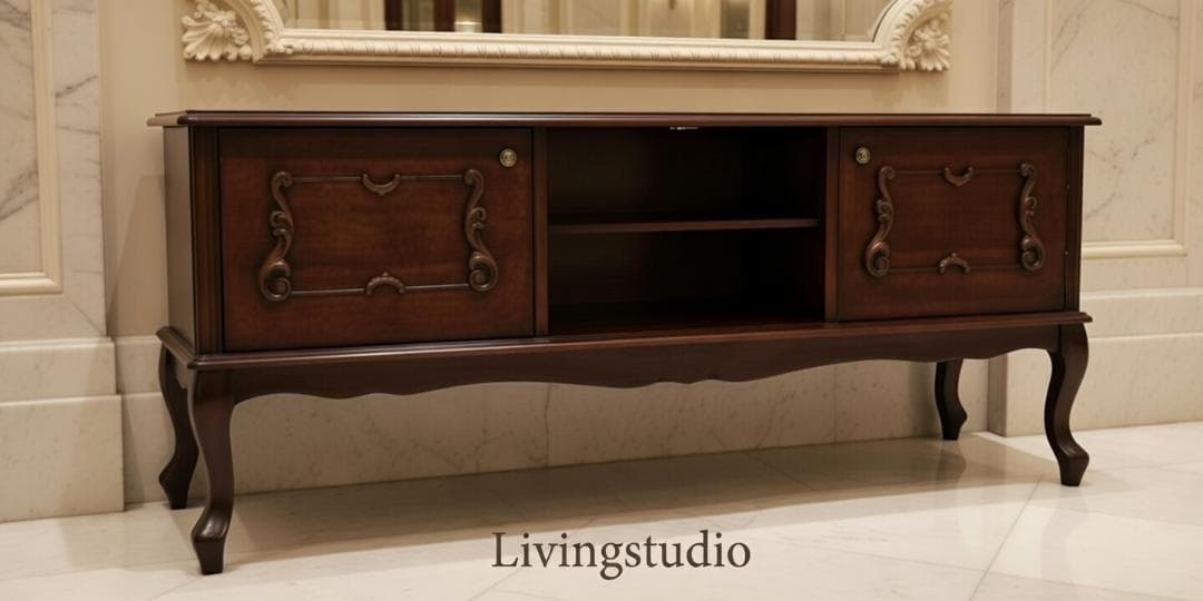 イタリア テレビボード テレビ台 幅160cm クラシック ネコ脚 15A-2