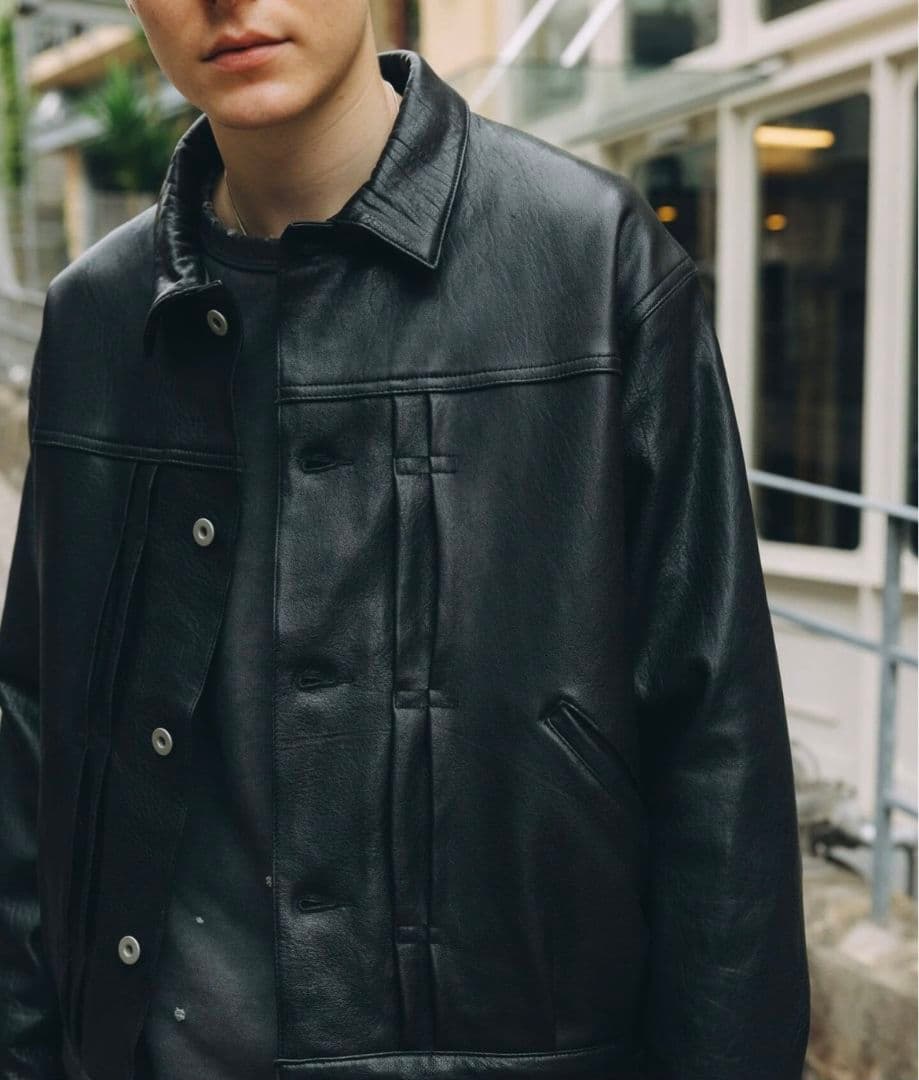 ジャーナルスタンダード / ラムレザー トラッカージャケット　新品