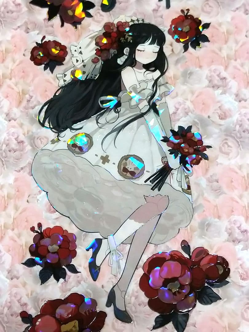 ✩完売御礼✩J616＃系梦花傀(贝壳光)E厘米切り売り海外人物マステ女の子