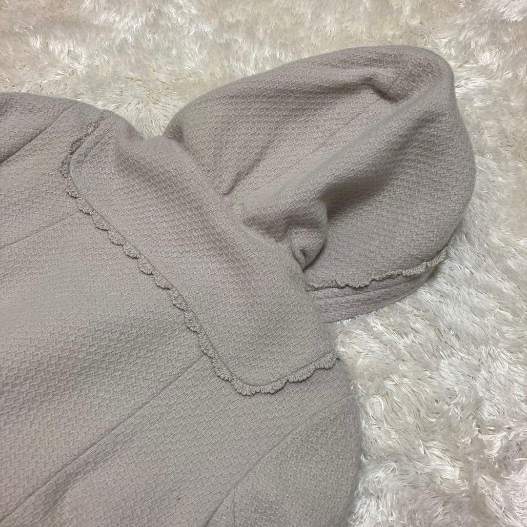 ピンクハウス Pコート ロング フード マント プリーツ ハート