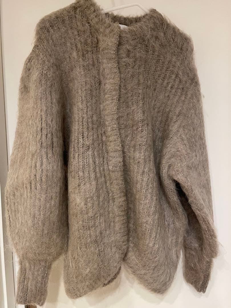 c*3様 clane MOHAIR SHAGGY CARDIGAN カーディガン