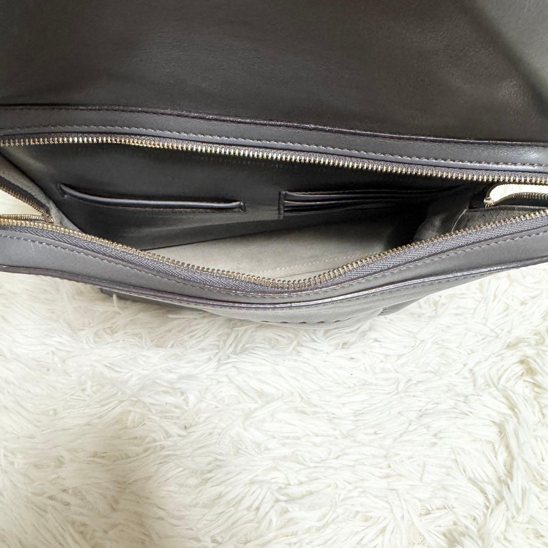 未使用級✨アニヤハインドマーチ リュック スマイリー レザー グレー パンチング