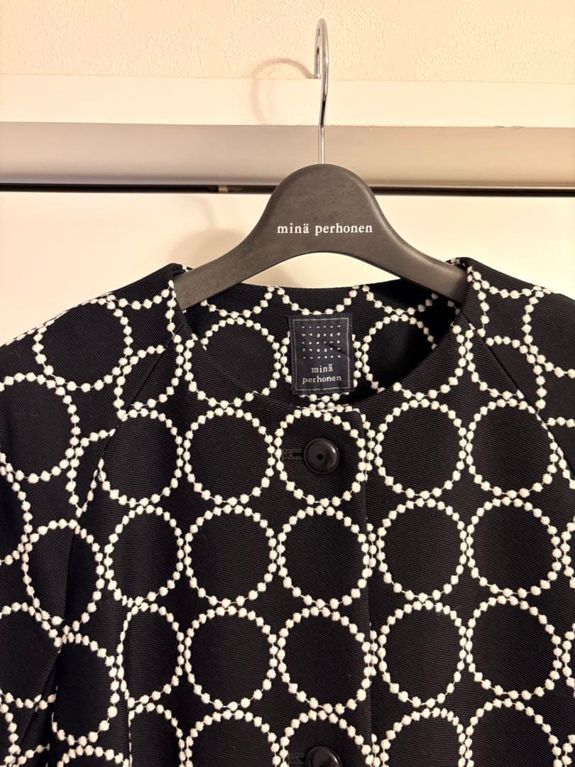 ミナペルホネン　タンバリンアウター　 アニバーサリー記念アウター♡