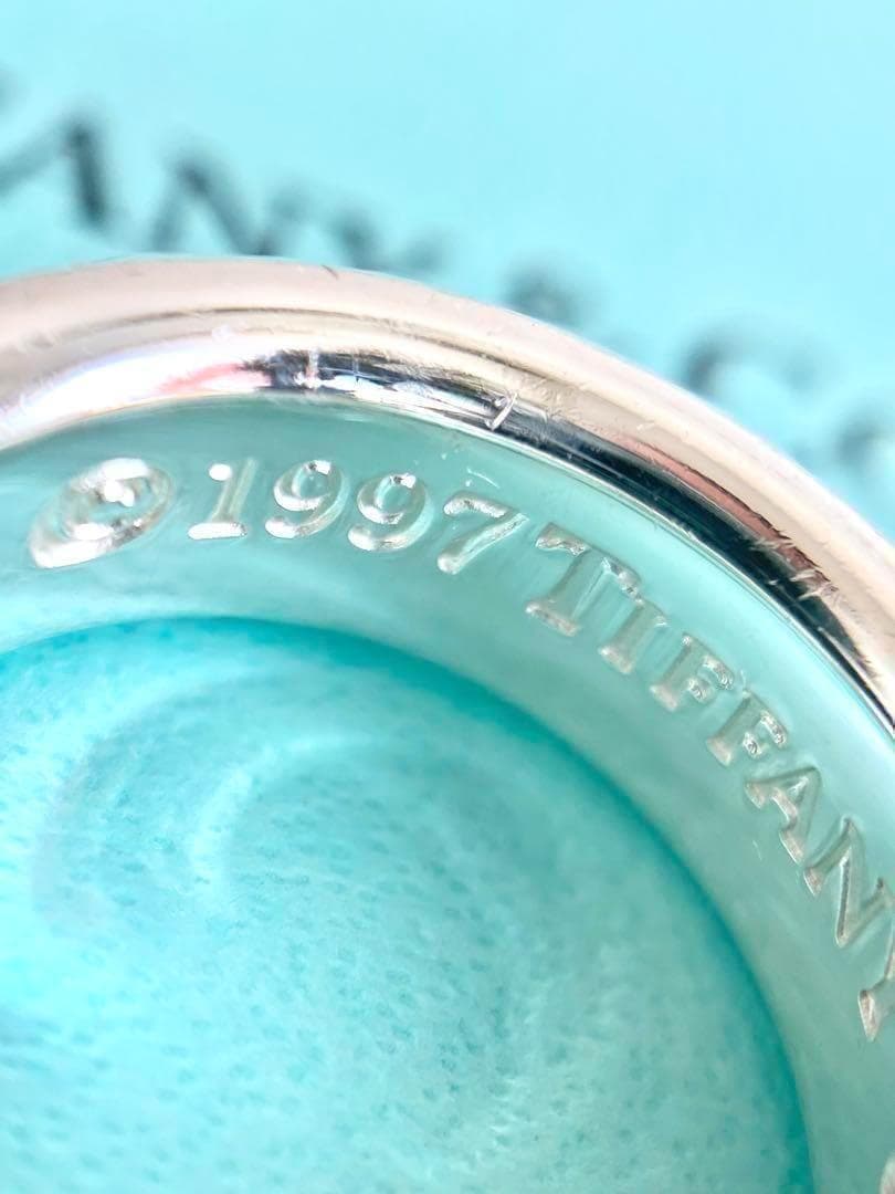 8号 TIFFANY ティファニー 1837 ヴィンテージ リング 指輪 磨き