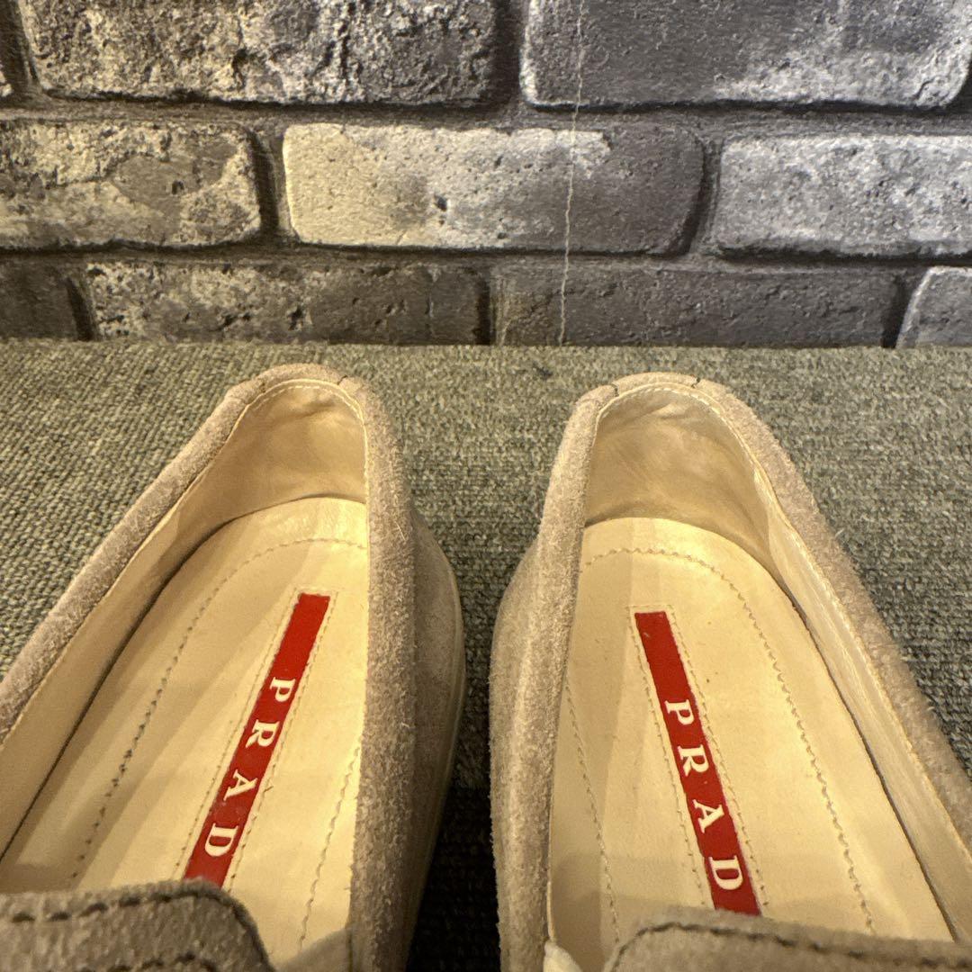 プラダ スリッポン スニーカー レディース グレー 36