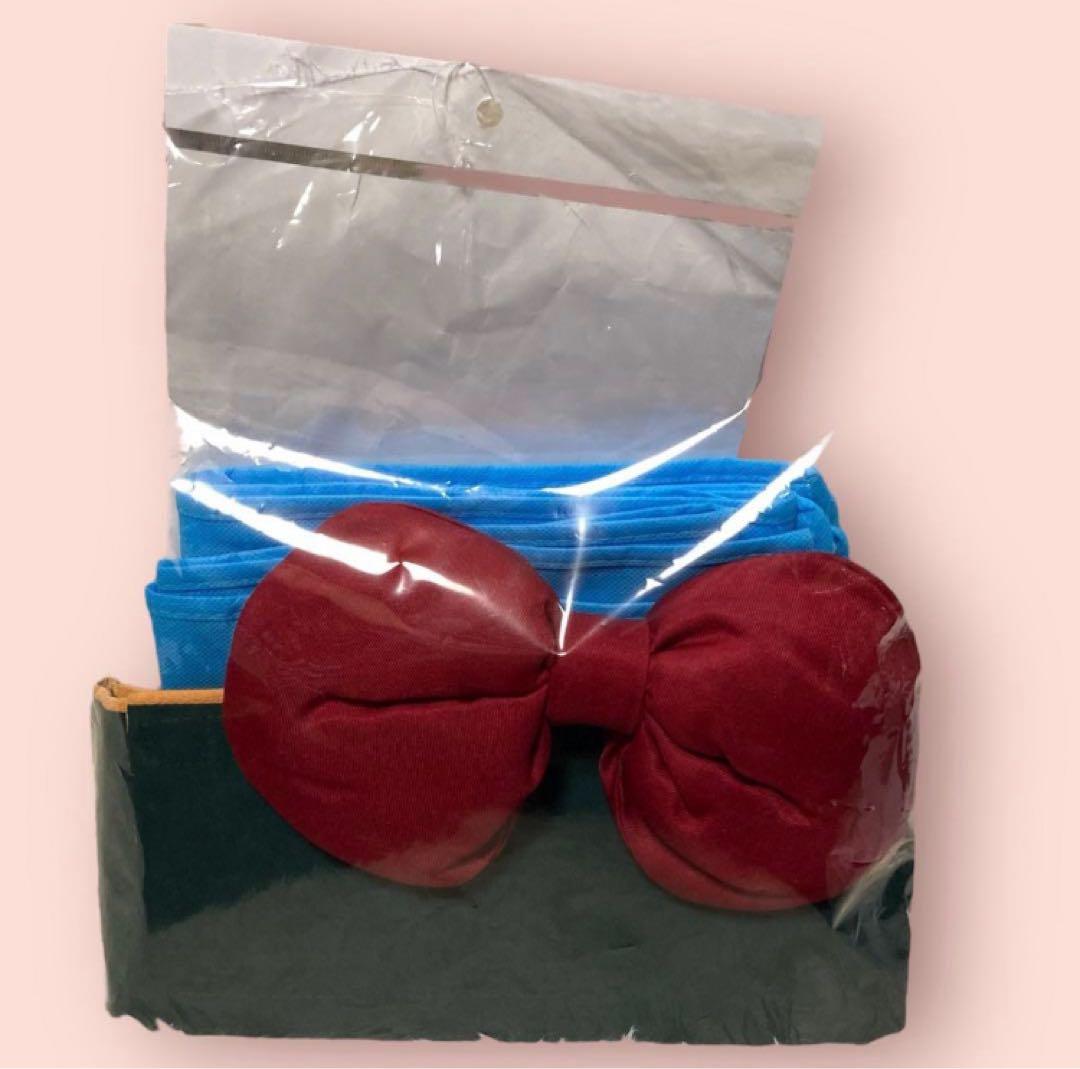 キャサリンコテージ　 黒　着物　えんじ袴　セット　桜　刺繍　和装　ハイカラさん