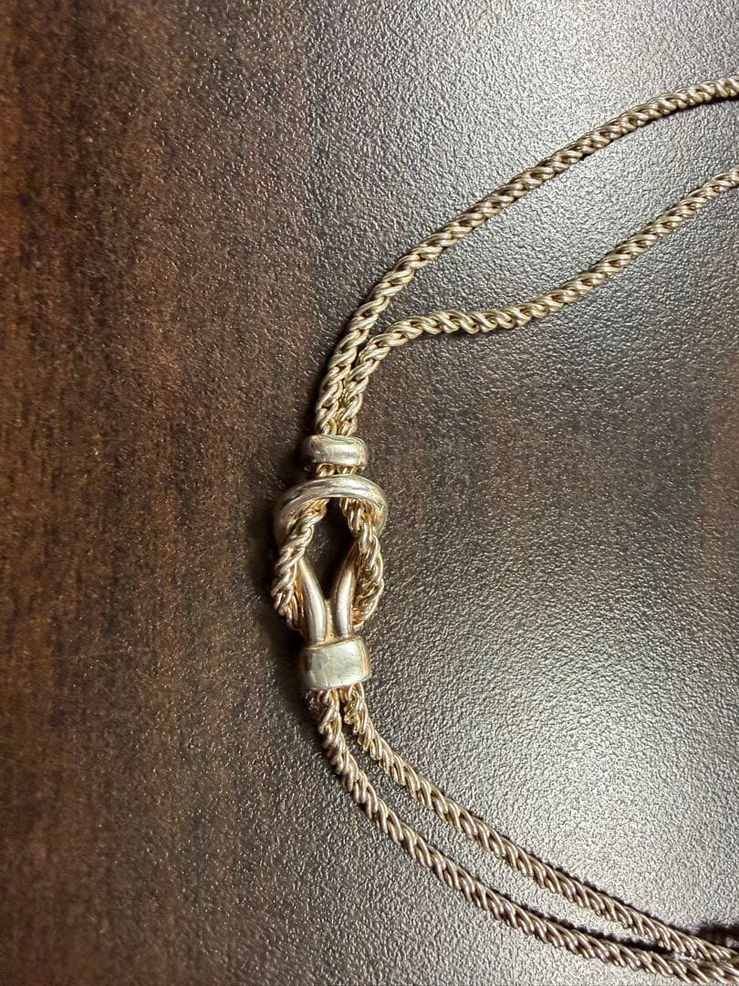 old Tiffany ダブルロープネックレス