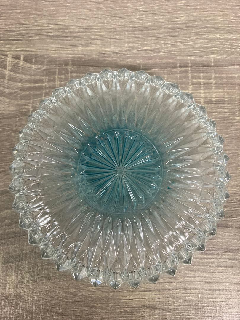 ガラス鉢 そうめん鉢 デザート サラダ ピンク 青 緑 黄色 4個セット レトロ