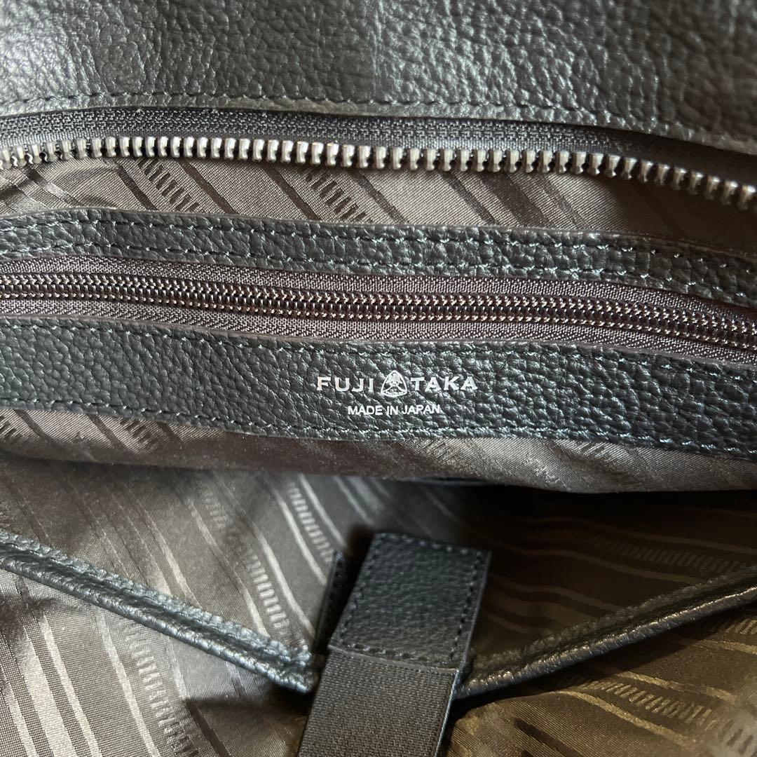 【美品】黒レザートートバッグ