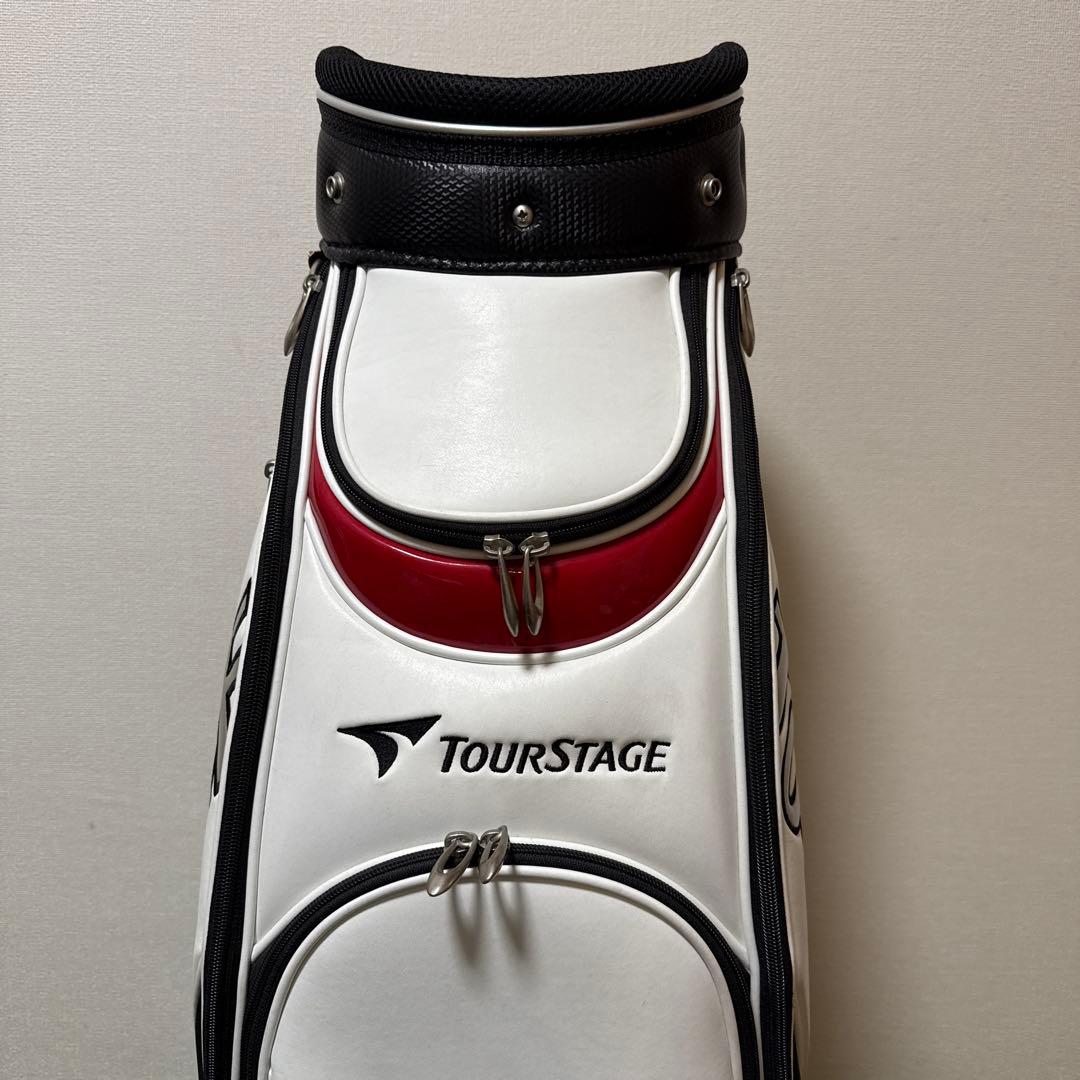 TOURSTAGE ツアーステージ キャディバッグ ホワイト