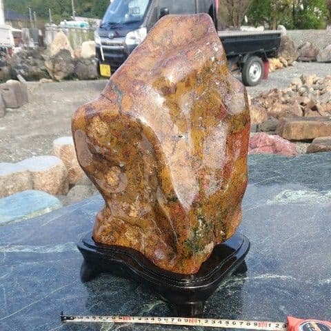 青森産 錦石 鑑賞石 原石 鉱物 パワーストーン 宝石 置物 オブジェ