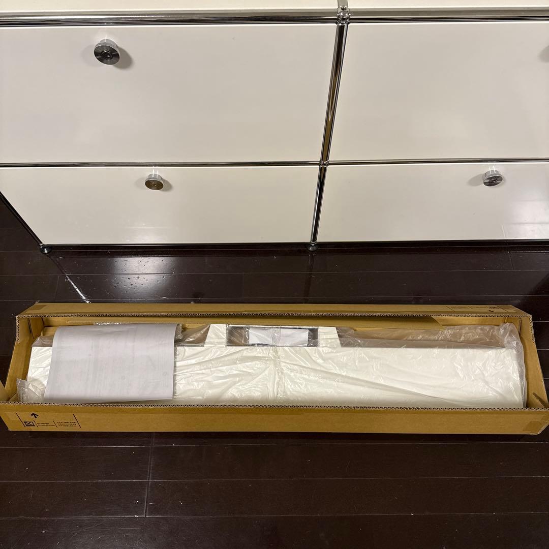 美品　EQUALS イコールズ WALL サウンドバー棚板 L サテンホワイト