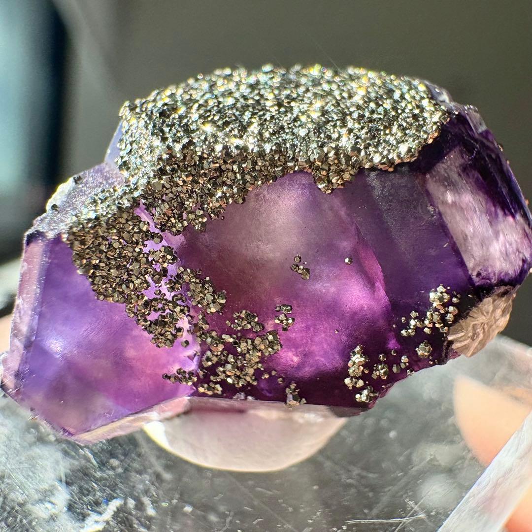 517 中国 内モンゴル産 レアタイプ フローライト&パイライト