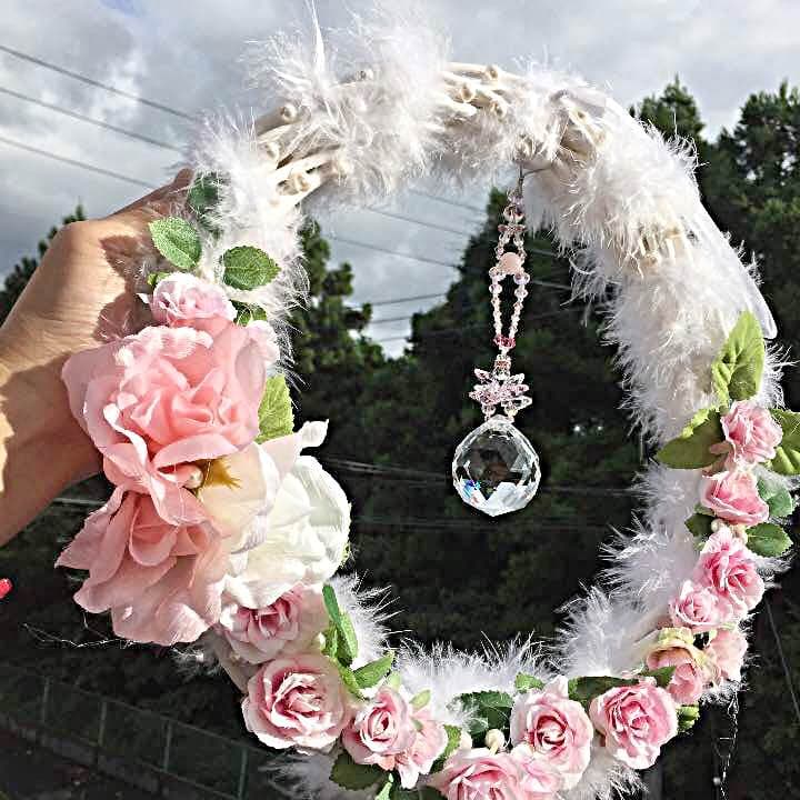 サンキャッチャーローズリース(^-^)コメント頂いた方お値引きします。