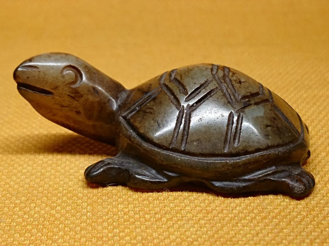 古玉　古玩　カメ　亀　オブジェ　置物　インテリア　工芸品　美術品　A1278