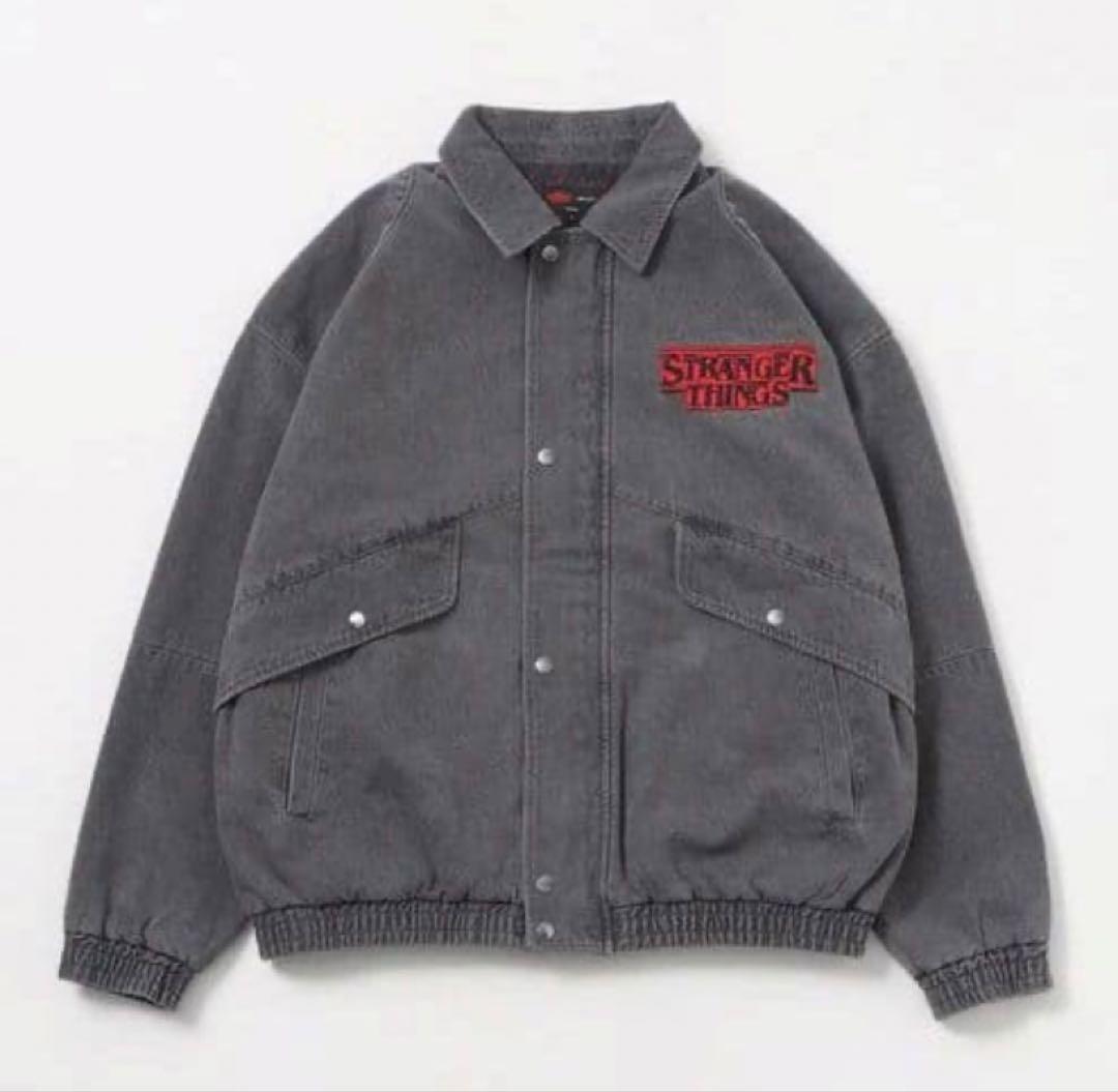 STRANGER THINGS　コラボデニムブルゾン　niko and