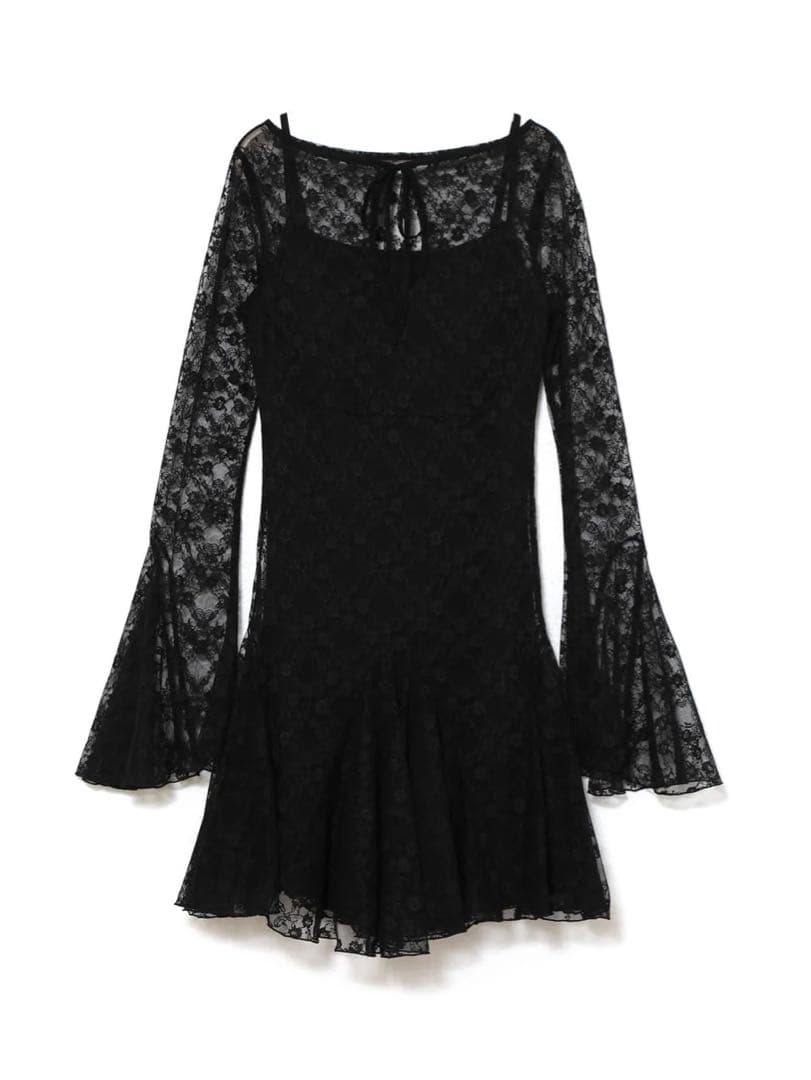 ワンピース Cereza lace mini dress AM1699
