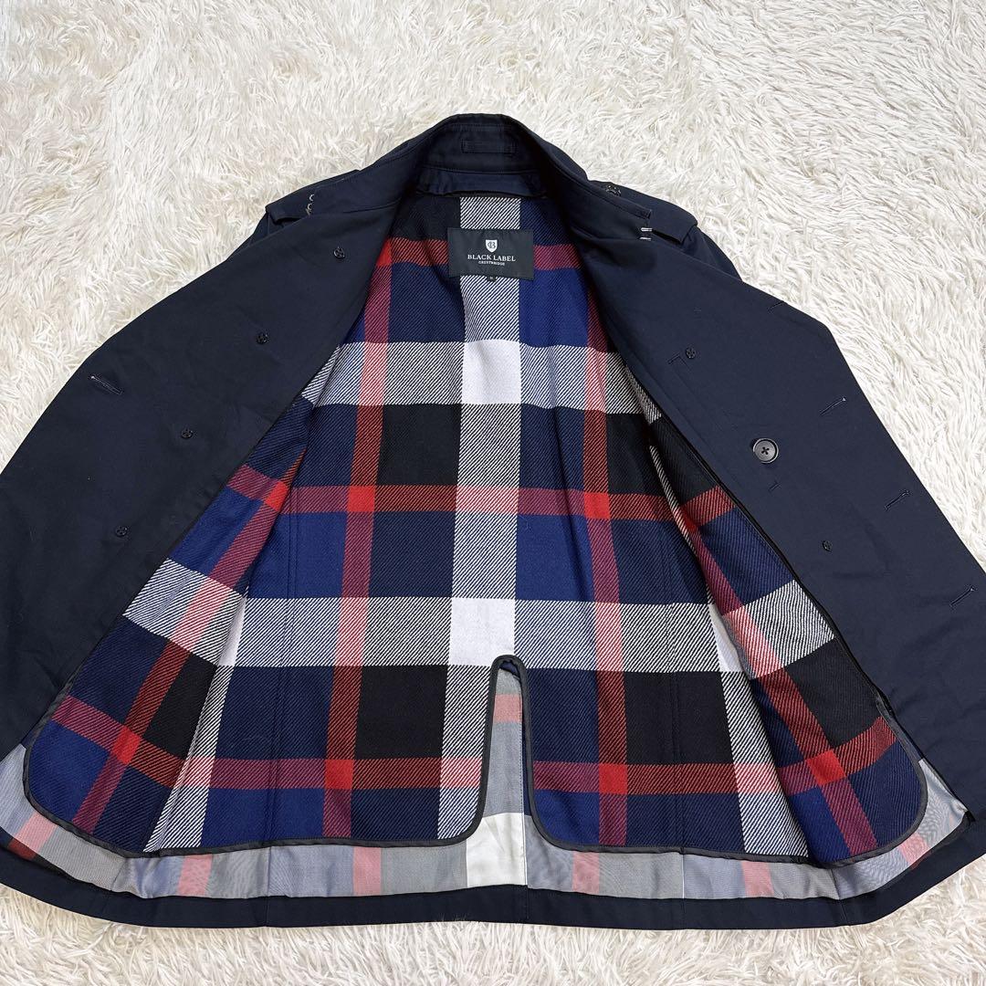 【美品】ブラックレーベルクレストブリッジ トレンチコート ライナー ネイビー M
