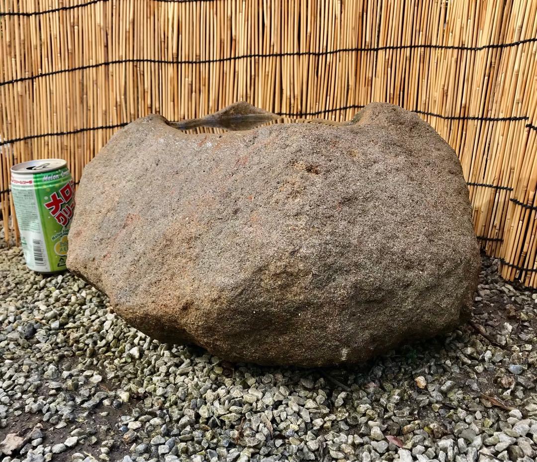 【天然自然石・水鉢・石鉢・蹲・縁先手水鉢・植え込み鉢】庭石置物オブジェバードバス