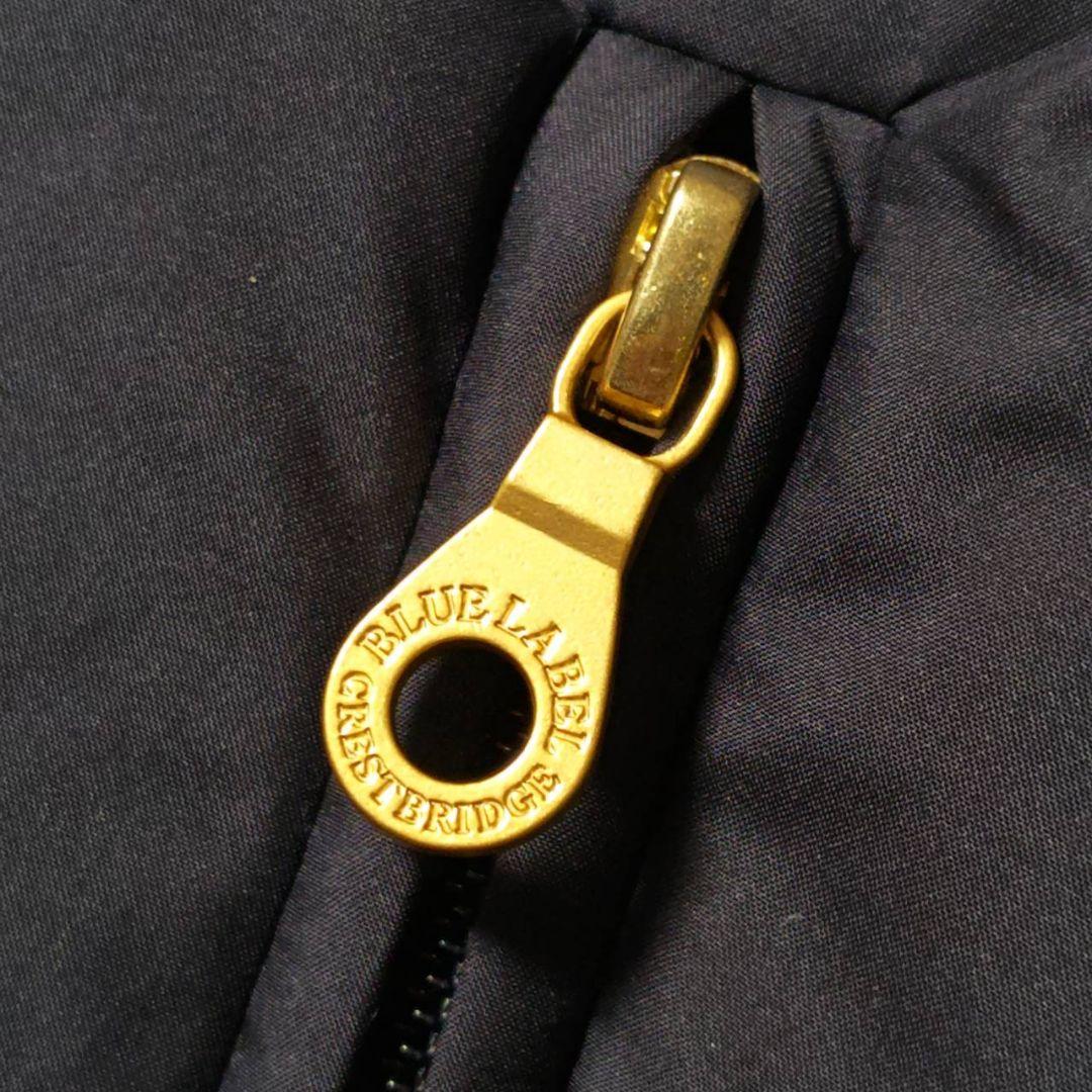 新品 ブルーレーベルクレストブリッジ リバーシブルダウンベスト 40 ネイビー