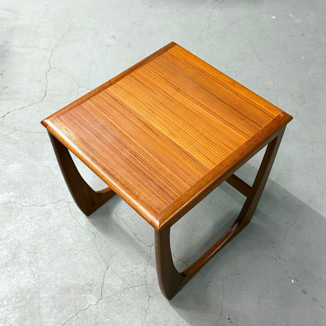 英国ヴィンテージ SUNELM Products チーク ネストテーブル