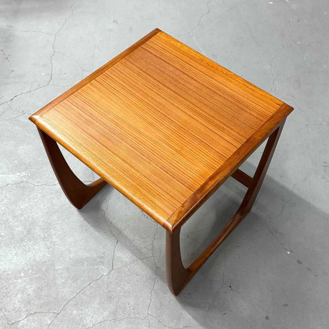 英国ヴィンテージ SUNELM Products チーク ネストテーブル