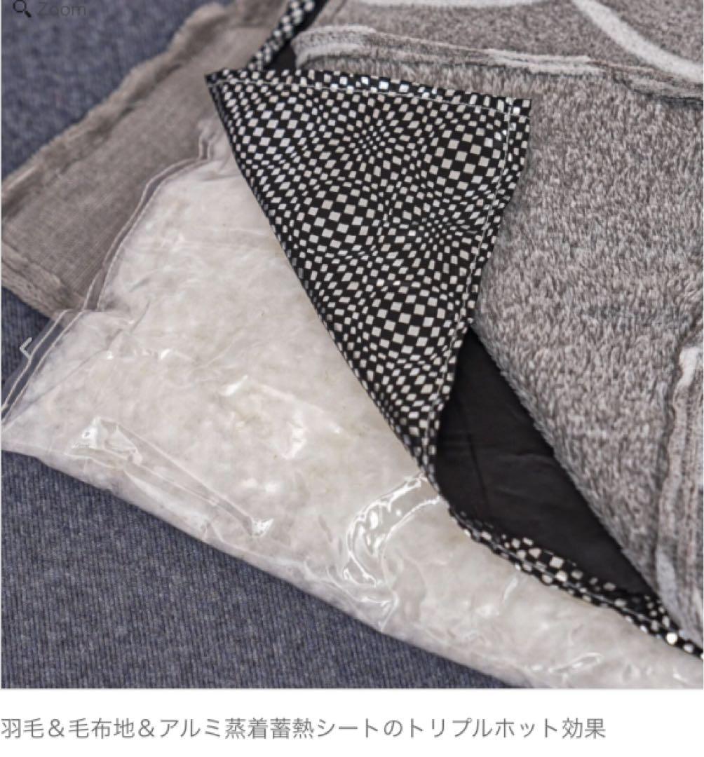 モリリン【ハイパーメタルウォームⅢ 】フランス産羽毛＋アルミ蒸着蓄熱掛けふとんS