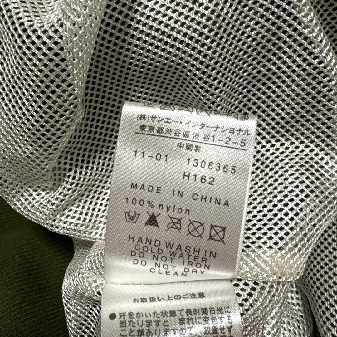 希少サイズ　パーリーゲイツ　蓄熱裏地　防寒スニード　ロゴプリント　カーキサイズ7