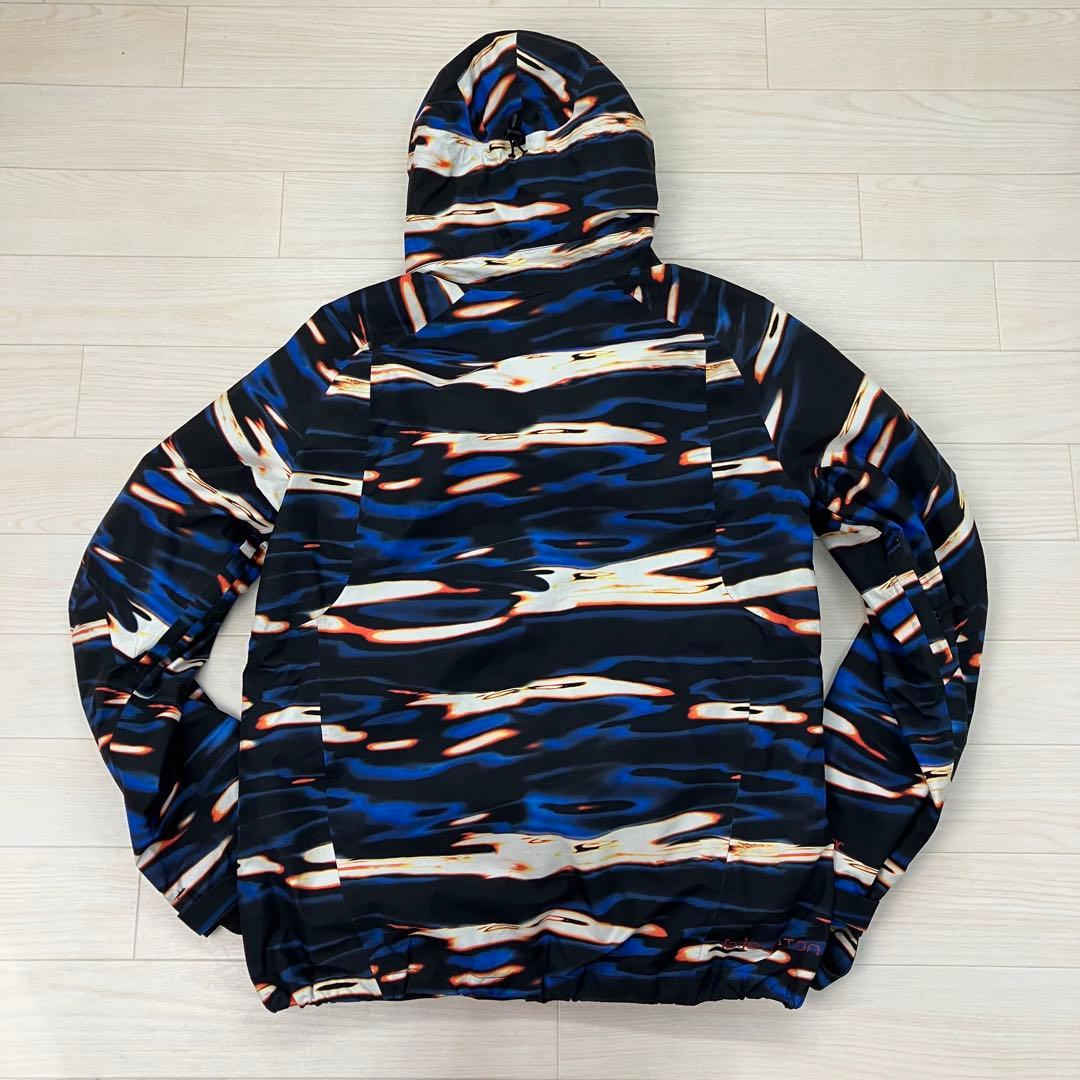 BURTON 総柄 スキーウェア ボードウェア AK GOR-TEX 青系 S