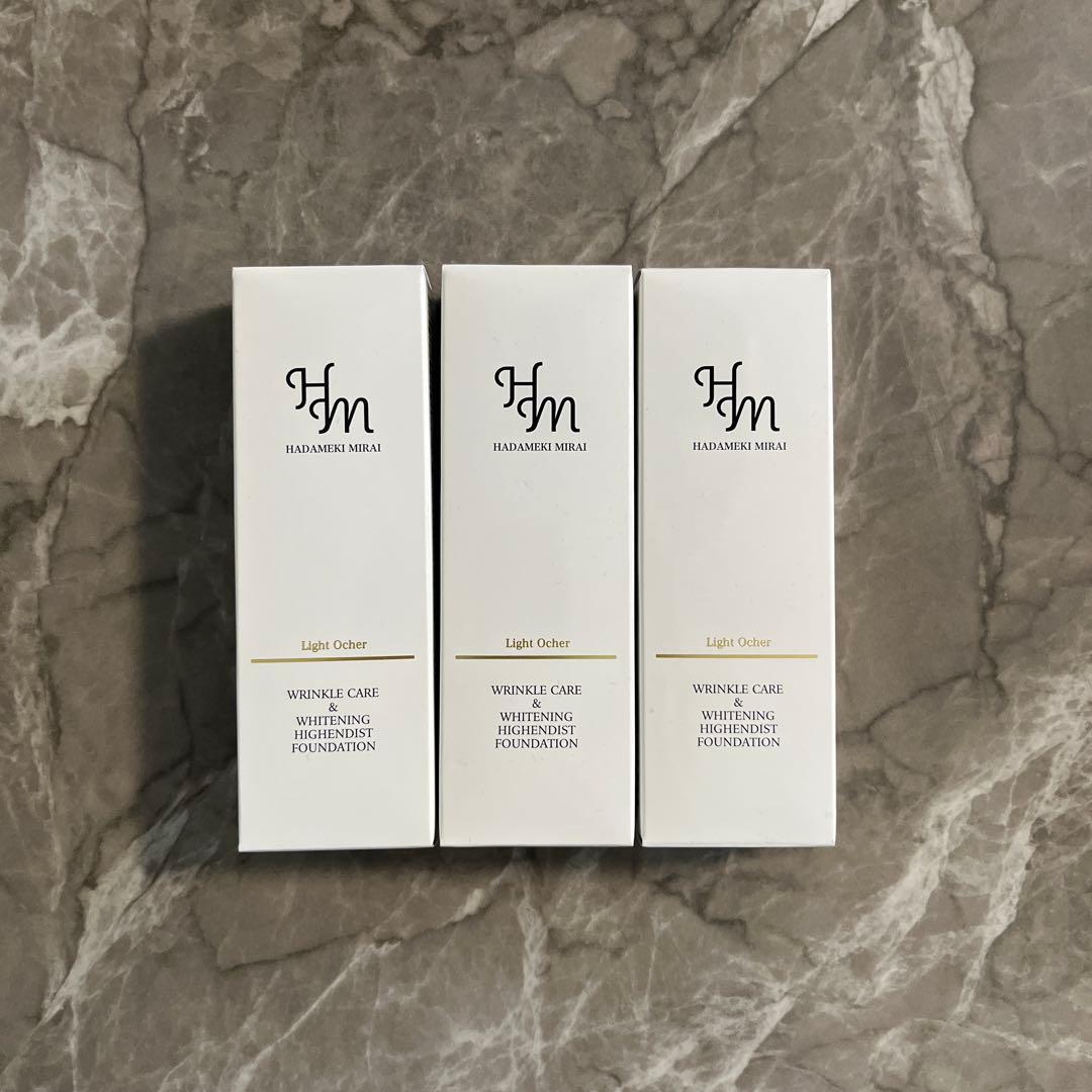 ハダメキミライ　薬用リンクルケア 美白リキッドファンデーションLO