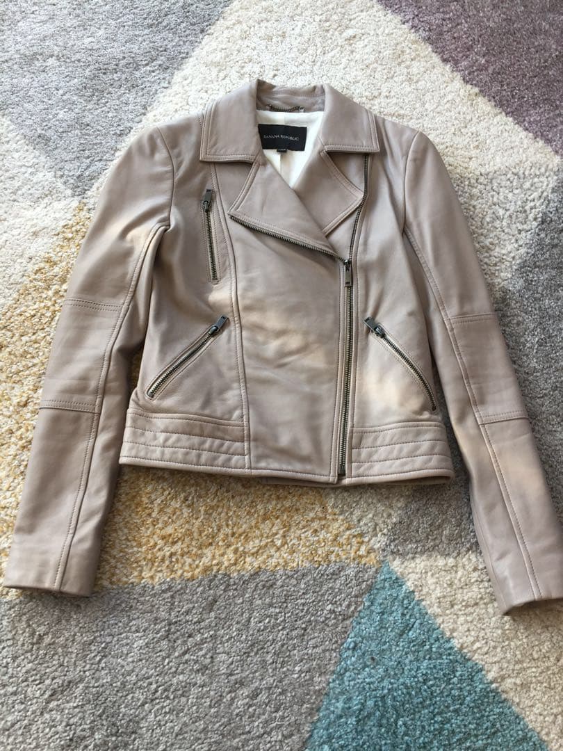 BANANAREPUBLIC♡羊革ライダースジャケット