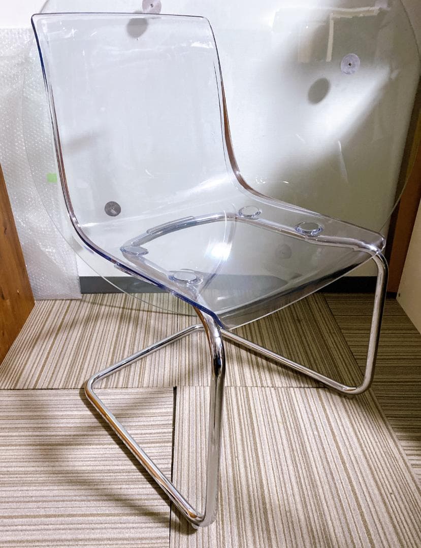IKEA TOBIAS トービアス ダイニングチェア 椅子 クリア