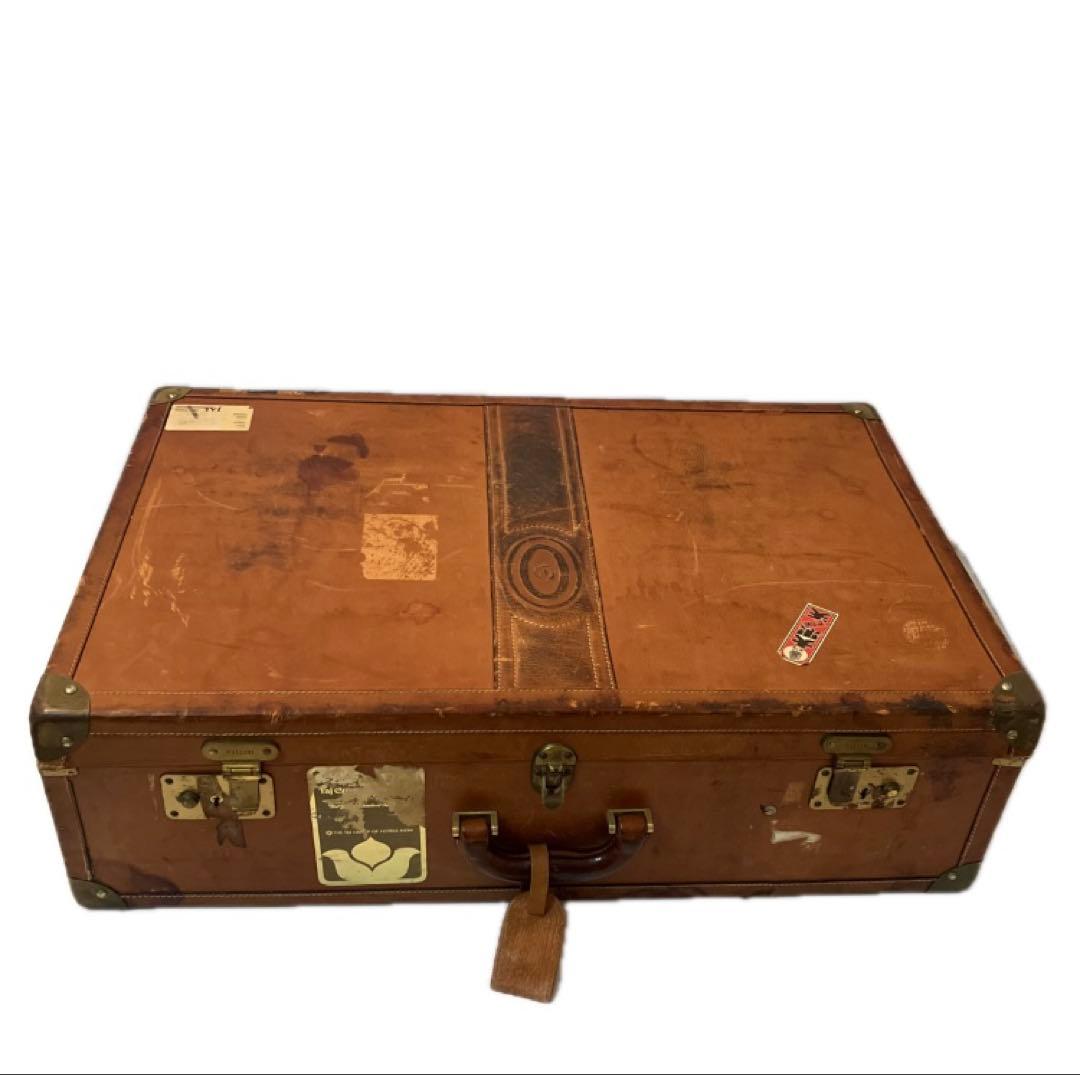 Polo ラルフローレン　本革レザー トランク　スーツケース　ヴィンテージ