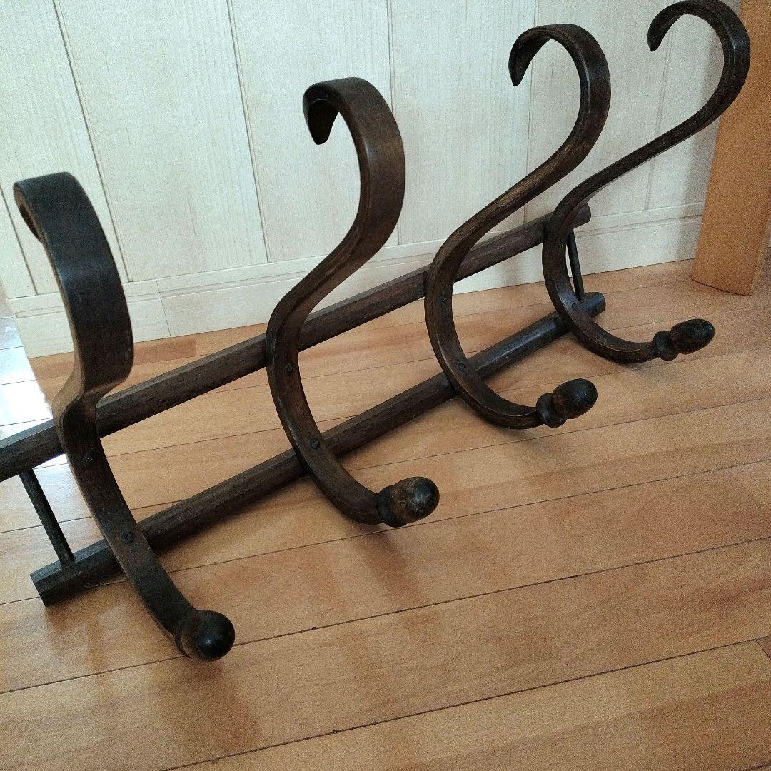 ウォールフック　曲木細工　壁掛け　コート掛け　ヴィンテージ　木製