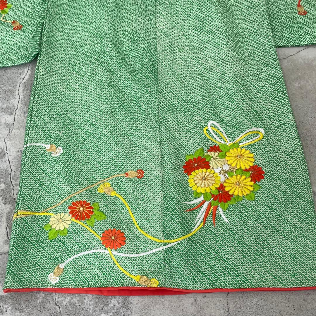 七五三　7歳着物 アンティーク着物【K7-12】