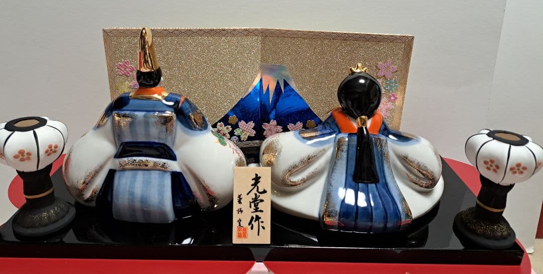 ①ひな人形 親王飾り 薬師堂 光堂作