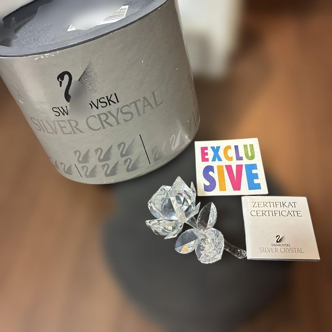 SWAROVSKI ローズオブジェ